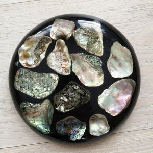 Handmade Abalone Vintage Trivet/Hotplate